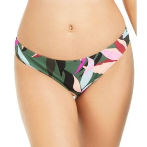 Hula Honey Hyper Tropics Printed Hipster Swim Bottoms Medium